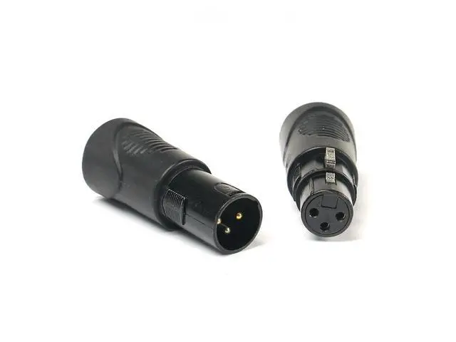 Alt view image 3 of 3 - 2 Sets RJ45 Cat5 Ethernet to 3 Pin XLR DMX Female & Male Adapter Set