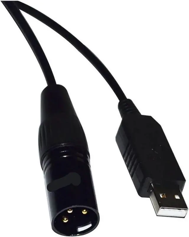 Main image of F&T>D*I FT232RL USB to XLR 3PIN Male Adapter Converter RS485 Serial Cable for MARANI Audio Processing Device DPA-A DPA240P DPA260P(8M,Color D)