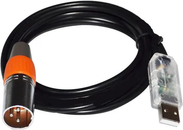 Alt view image 2 of 6 - F&T>D*I FT232RL USB to XLR 3PIN Male Adapter Converter RS485 Serial Cable for MARANI Audio Processing Device DPA-A DPA240P DPA260P(8M,Color D)