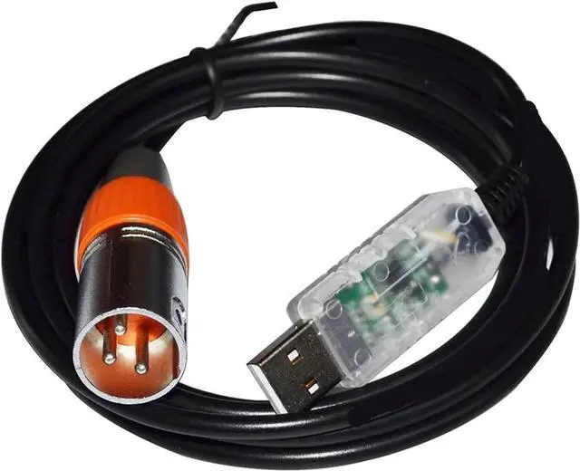 Alt view image 4 of 6 - F&T>D*I FT232RL USB to XLR 3PIN Male Adapter Converter RS485 Serial Cable for MARANI Audio Processing Device DPA-A DPA240P DPA260P(8M,Color D)