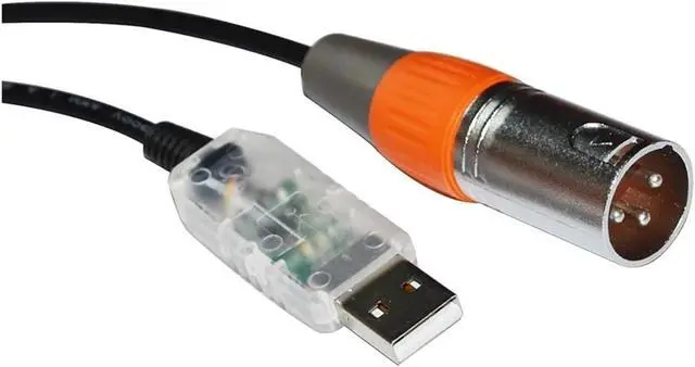 Alt view image 6 of 6 - F&T>D*I FT232RL USB to XLR 3PIN Male Adapter Converter RS485 Serial Cable for MARANI Audio Processing Device DPA-A DPA240P DPA260P(8M,Color D)