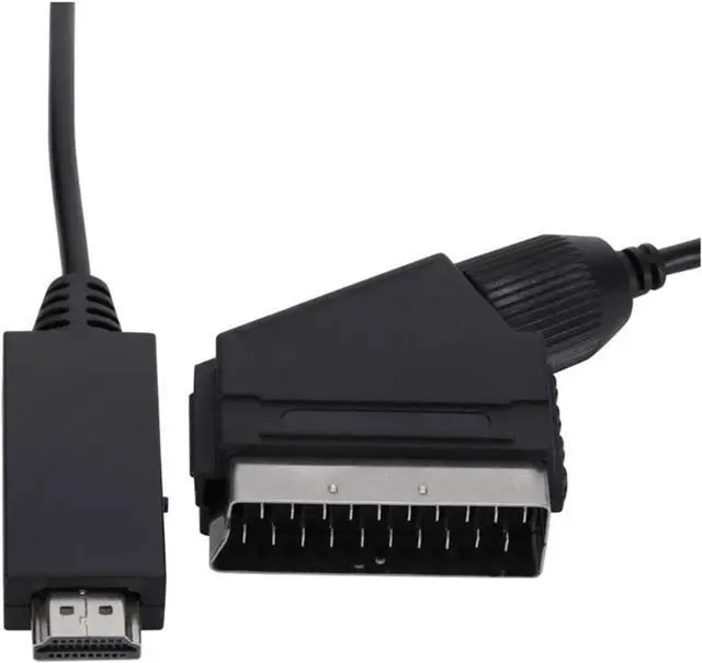 Alt view image 5 of 6 - Display Conversion Line to Scart Adapter Converter Compatible for HDMI-Compatible 1.3 Monitor Conversion Cable