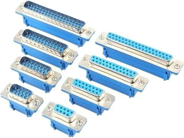 Main image of 5PCS DB9 DB15 DB25 DB37 DIDC9/DIDC15/DIDC25/DIDC37 male female plug serial port connector idc crimp type D-SUB rs232 adapter(DB37 Male)