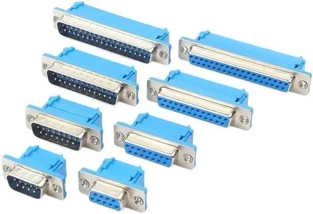 Alt view image 2 of 4 - 5PCS DB9 DB15 DB25 DB37 DIDC9/DIDC15/DIDC25/DIDC37 male female plug serial port connector idc crimp type D-SUB rs232 adapter(DB37 Male)
