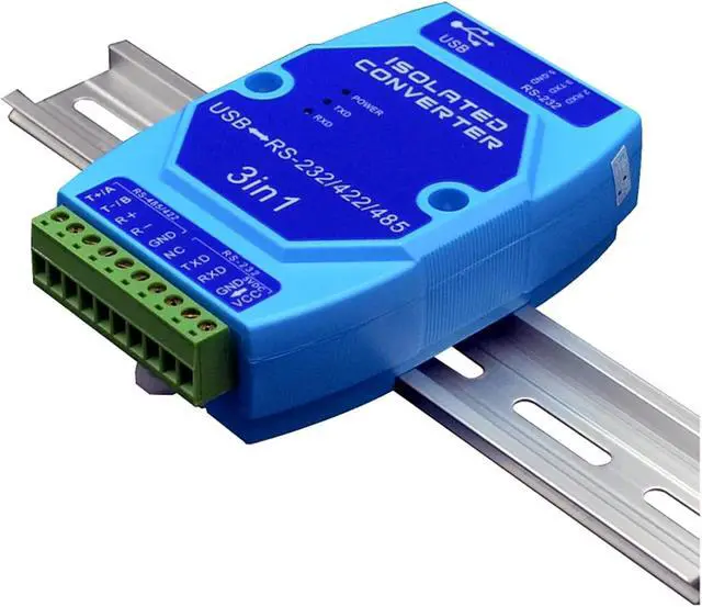 Alt view image 4 of 5 - Optically Isolated USB to RS485/422/232 Interface Industrial Grade Protection USB to Serial Converter(4 in 1)