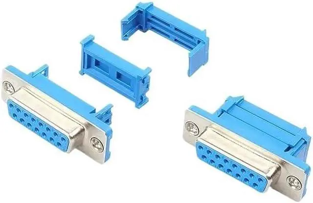 Alt view image 4 of 4 - 5PCS DB9 DB15 DB25 DB37 DIDC9/DIDC15/DIDC25/DIDC37 male female plug serial port connector idc crimp type D-SUB rs232 adapter(DB37 Male)