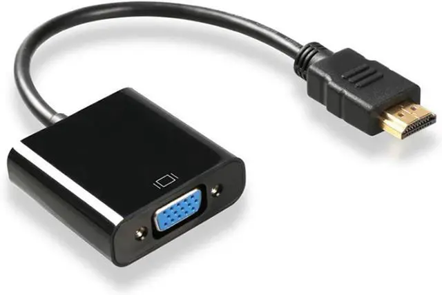 Alt view image 4 of 4 - High Speed HDMI-Compatibl to V/GA Adapter Full HD 1080P HDMI to Cord Converter Male to Female for PC TV(White)