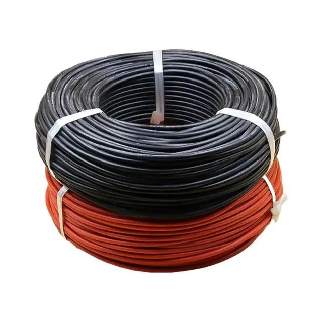 Alt view image 3 of 6 - 1500V 4mm2 6mm2 12/10 AWG Solar Cable Photovoltaic Wire Red+Black Cable Tinned Copper XLPE Jacket for PV Panels TUV Certifiction(10m red Black 6mm2)