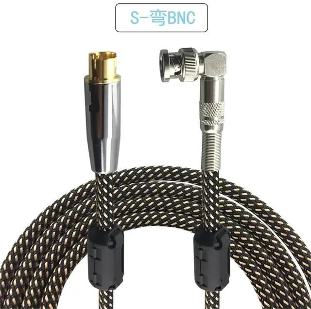 Alt view image 3 of 5 - Video Cable 4 Pin Male S-Video to BNC Male Female 75-5 Monitor Video Signal Interconnect Cable Q9 Video Security Line OFC(S to L BNC Male,3m)