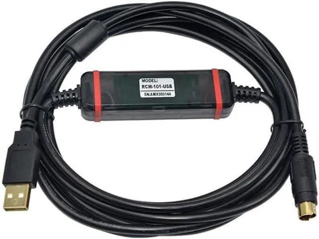 Main image of JITUIHOM for RCM-101-USB Debug Cable IAI Cylinder Driver ACON PCON SCON Data Cable High Performance Black Chip