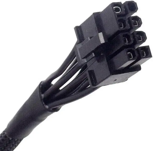 Alt view image 5 of 5 - Wen ST 8Pin to 4+4Pin CPU Power Cable for GX-1300, GX-1000, GX-850, GX-750, GX-650 Gold Modular Power, Sleeved Net 60 CM