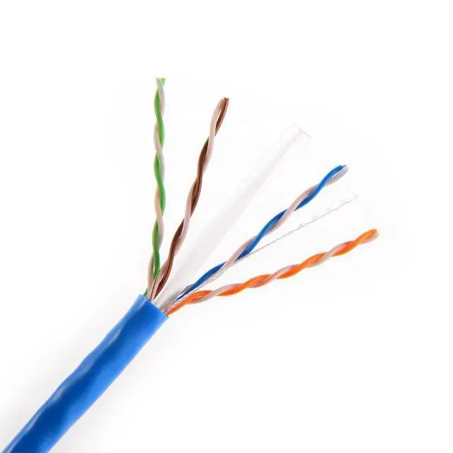 Alt view image 4 of 7 - | Indoor CAT6 Ethernet Cable 1000ft (305m) 23AWG Solid CCA UTP, LDPE Weatherproof Jacket, High-Speed LAN Network Cable for Router, Switch, IP Camera, PoE Wooden Reel