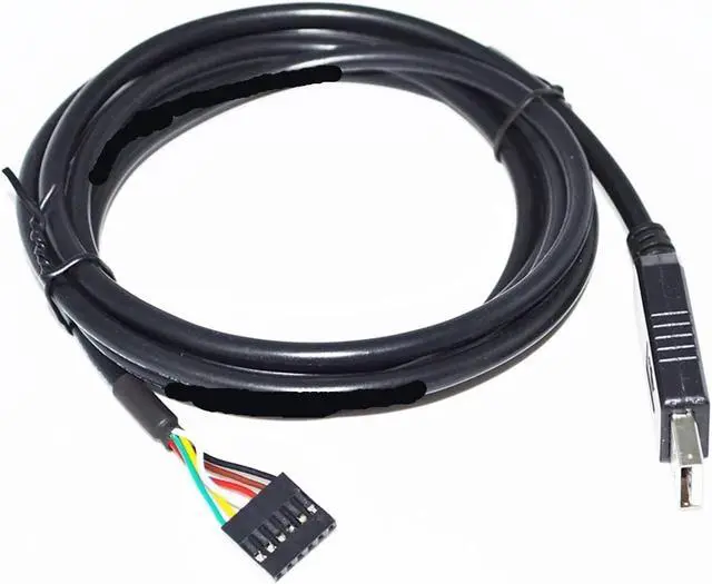 Alt view image 2 of 5 - Industrial F&T>D*I FT232RL CHIP USB to RS232 Converter 6PIN 6 Way 0.1" Pitch Single-in-LINE SIL DEBUG Upgrade Cable(1.8M,FT232RL 1X1 6P)