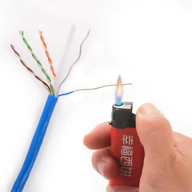 Alt view image 6 of 7 - | Indoor CAT6 Ethernet Cable 1000ft (305m) 23AWG Solid CCA UTP, LDPE Weatherproof Jacket, High-Speed LAN Network Cable for Router, Switch, IP Camera, PoE Wooden Reel