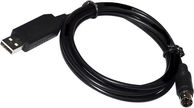Alt view image 2 of 6 - F&T>D*I FT232RL USB to DIN 5 PIN MD5 Male Converter Serial Communication Cable for Series Touchscreen Tool Port(1.8M)