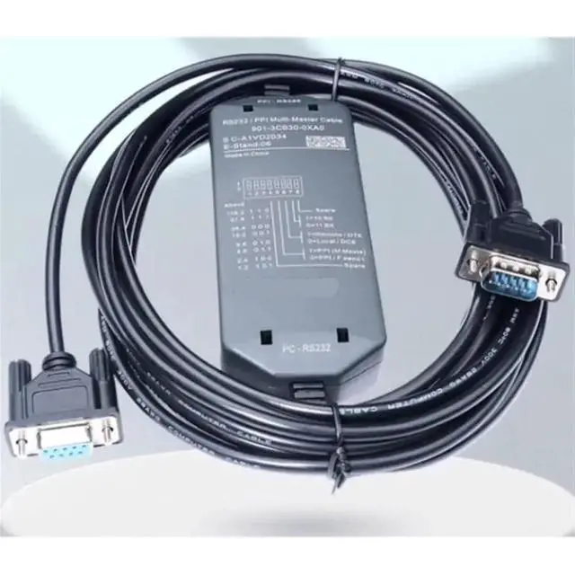 Alt view image 2 of 3 - Multi-Master 6ES7901-3CB30-0XA0 RS232/PPI PC/PPI Programming Cable Isolated 187.5kbps for S7-200 & HMI PC-PPI