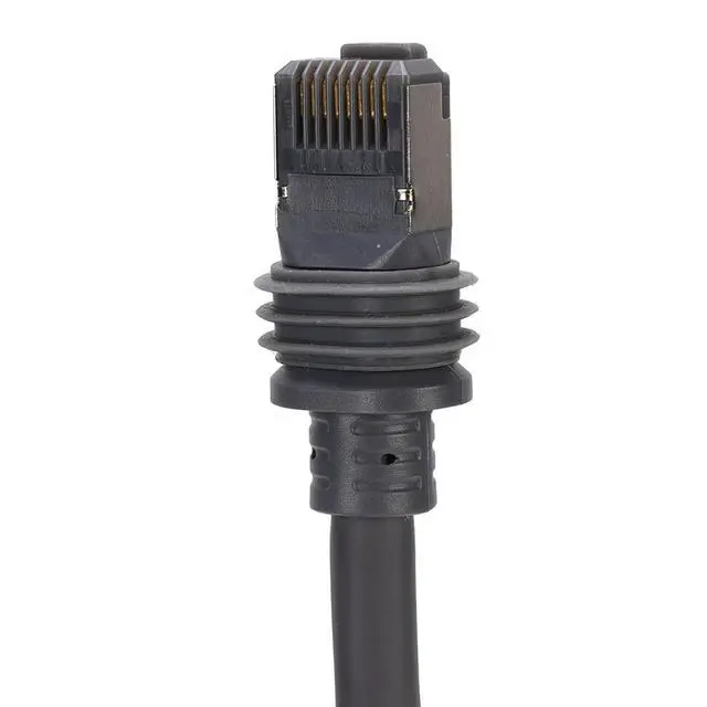 Alt view image 6 of 7 - Fabater Ethernet Cable, IP68 Rainproof 1200Mbps Stable Plug and Play Satellite Cable, Extension with Builtin Shielding for Indoor and Outdoor Installations (#5)