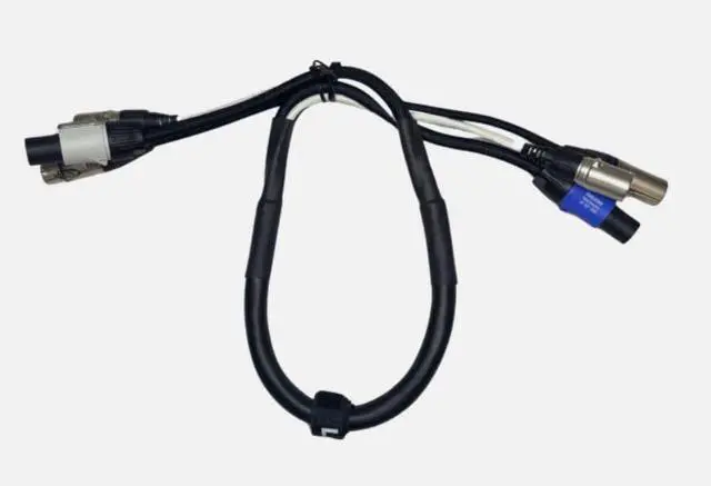 Alt view image 2 of 6 - LASE 3 Ft TRIAMESE Shielded Ethercon RJ45 CAT 6, Audio All NEUTRIK & Power Cable