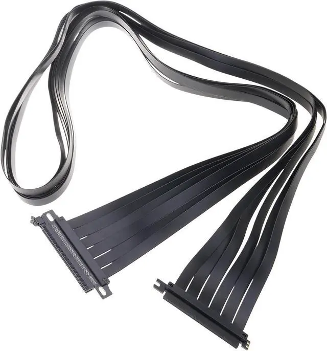 Main image of GPU Vertical Bracket Extension Cable 90°/180° GPU Extension Line Shielded Computer PCIe3.0 X16 VGA Card Bracket Mount