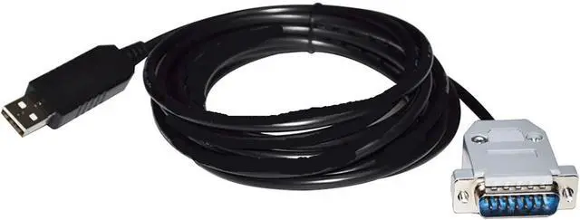 Alt view image 2 of 5 - F&T>D*I FT232RL CHIP USB to RS232 / RS485 D-SUB 15 PIN DB15 Male Adapter Communication Program Cable for YOKOGAWA DD Drive DRVGIII(3M,RS485 Singal)