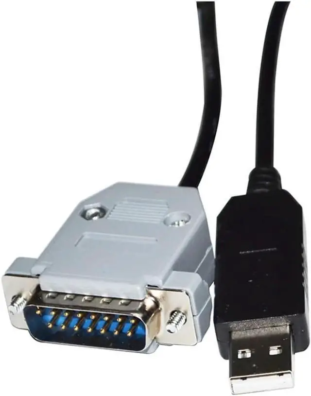 Alt view image 5 of 5 - F&T>D*I FT232RL CHIP USB to RS232 / RS485 D-SUB 15 PIN DB15 Male Adapter Communication Program Cable for YOKOGAWA DD Drive DRVGIII(3M,RS485 Singal)