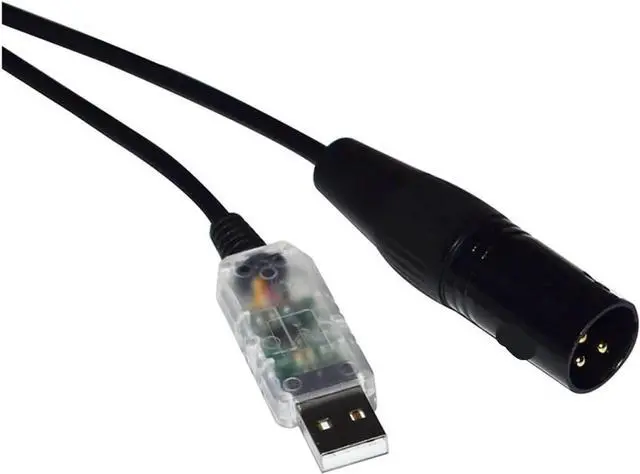Main image of F&T>D*I FT232RL USB to XLR 3PIN Male Adapter Converter RS485 Serial Cable for MARANI Audio Processing Device DPA-A DPA240P DPA260P(1M,Color C)