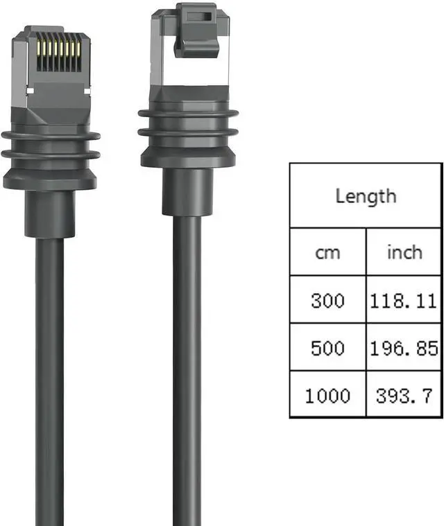 Alt view image 7 of 7 - Networking Cable,Replacement Standard Cable Extension Waterproof Outdoor Cable for Gen3 Networking Cable Cord
