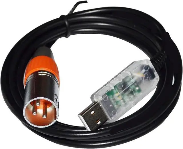 Alt view image 4 of 6 - F&T>D*I FT232RL USB to XLR 3PIN Male Adapter Converter RS485 Serial Cable for MARANI Audio Processing Device DPA-A DPA240P DPA260P(1M,Color C)