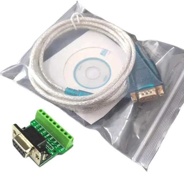 Main image of USB Type C to RS232 9pin Serial Interface Adapter for Mobile Cellular POS Card Read usbc rs232 Converter Cable(U232C w Screw BLC)