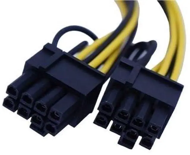 Alt view image 4 of 6 - PCI-E 6-pin to 6+2-pin Power Splitter Cable Graphics Card PCIE PCI 6Pin to 8Pin Power Cable