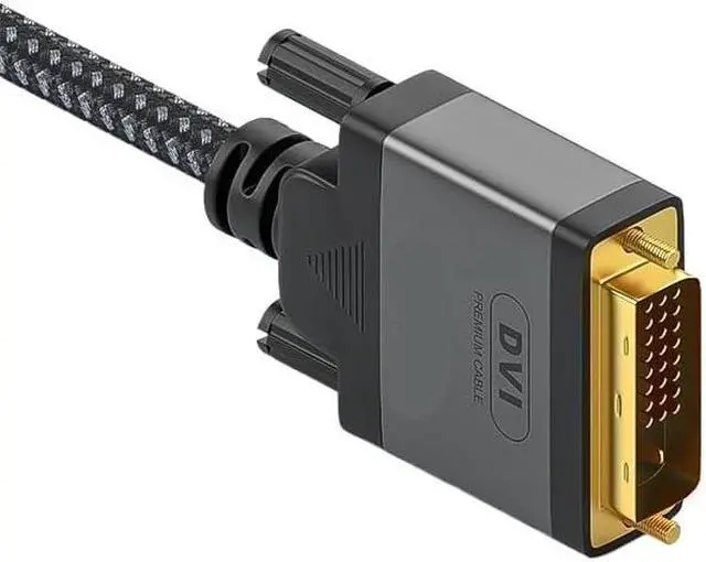 Alt view image 3 of 4 - 2M Type C to DVI 24+1 24+5 Converter Cable HD 4K@30Hz USB C DVI Adapter Cable for LCD Projector Monitor