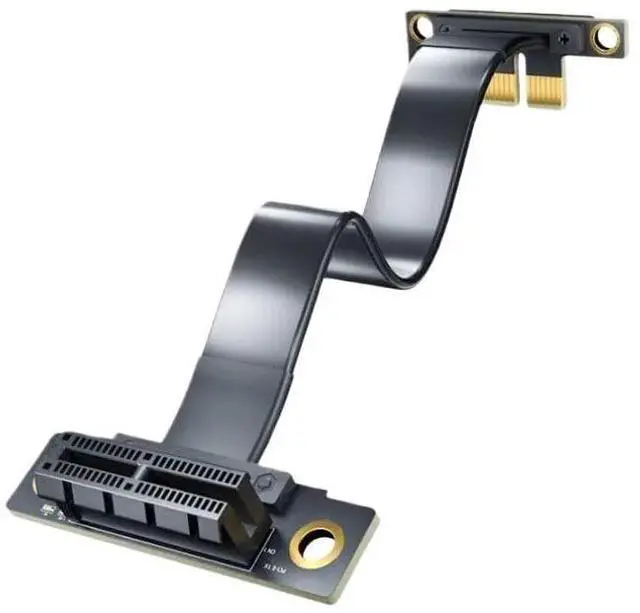 Main image of 5/10/15/20CM PCIE3.0 1X to X1 Cable 90°180°Right Angle PCIE X1 Extension Cable PCI 1X High-Speed Extender 8Gbps(15CM,90 to 90 Angle)