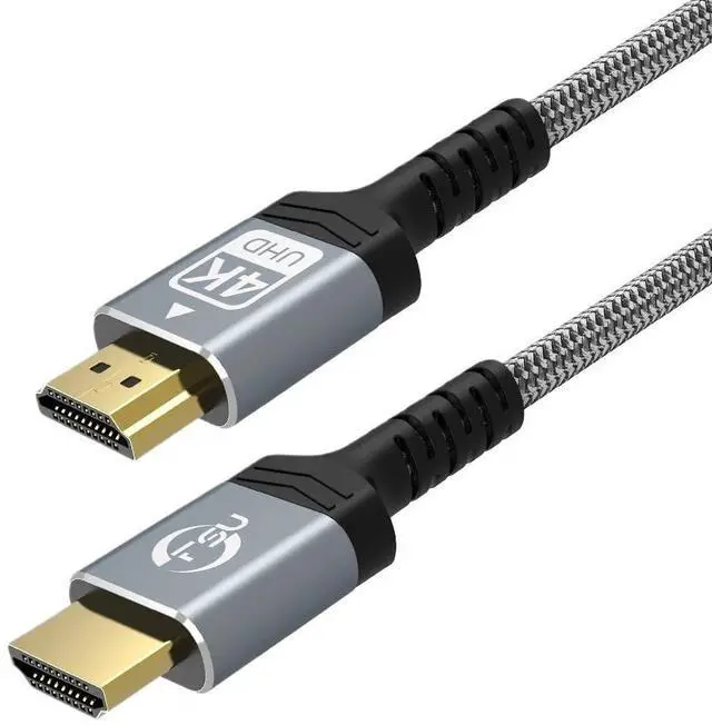 Main image of 4K HDMI-Compatible Cable,Braided Nylon & Gold Connectors,Ultra HD(5m)