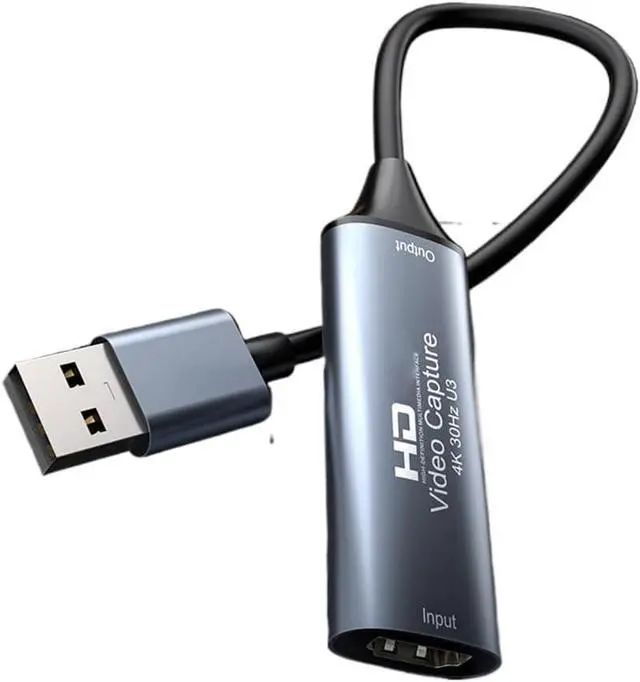 Alt view image 4 of 5 - HDMI-Compatible to USB 2.0/USB 3.0/Type-C Video Grabber Box Game Capture Device(USB3.0)