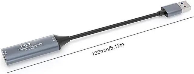 Alt view image 5 of 5 - HDMI-Compatible to USB 2.0/USB 3.0/Type-C Video Grabber Box Game Capture Device(USB3.0)