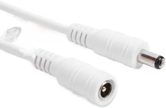 Alt view image 3 of 6 - DC 12V-24V Power Extension Cord Cable Easily Carrying 5.5x2.1mm Lightweight Gadgets Male Female Power Adapter Wire(10m)