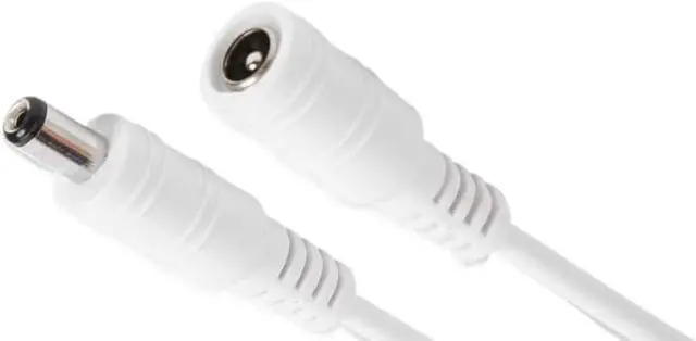 Alt view image 4 of 6 - DC 12V-24V Power Extension Cord Cable Easily Carrying 5.5x2.1mm Lightweight Gadgets Male Female Power Adapter Wire(10m)