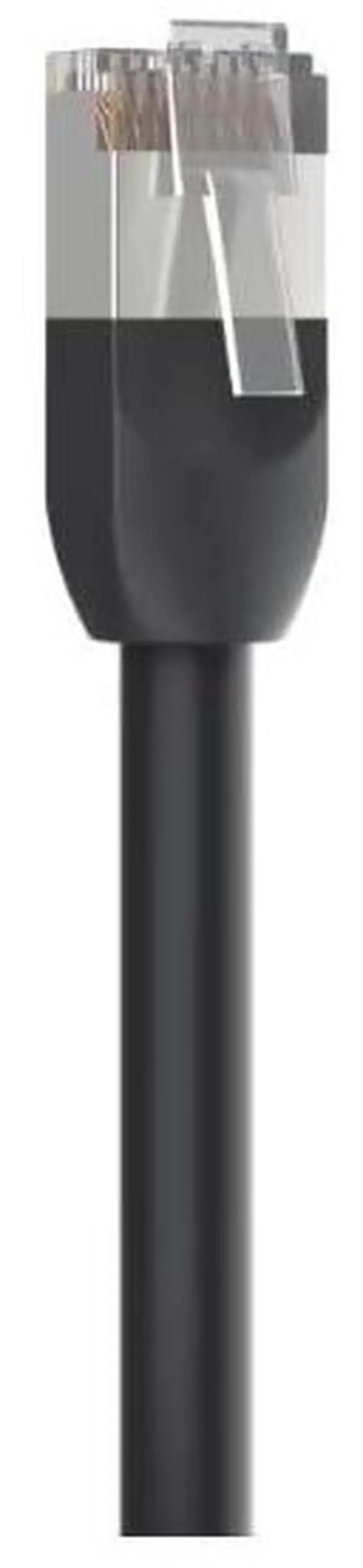 Main image of UACC-Cable-Patch-Outdoor-3M-BK Rugged Outdoor Cat5e Shielded Black Patch Cable, 3 Meter Length, Weatherproof TPE Jacket, UV Resistant, STP, 24 AWG Stranded Copper, VW-1 Flame Rated