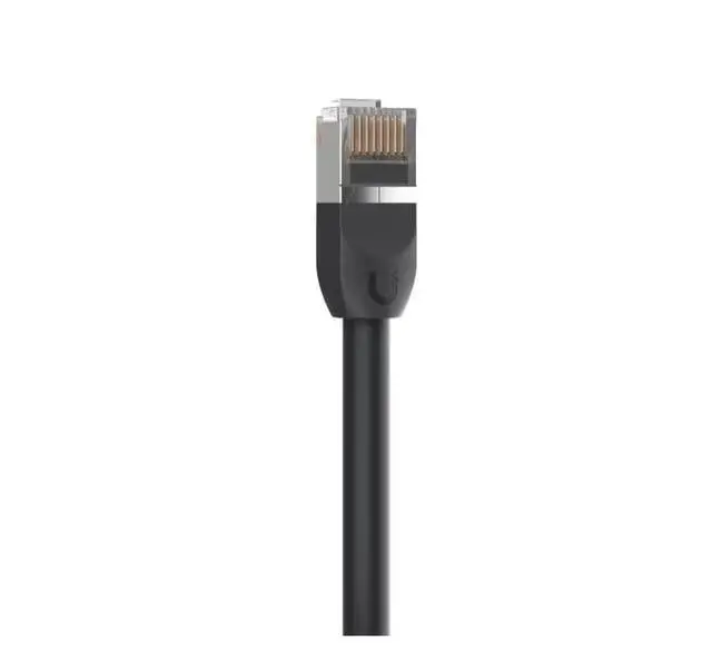 Alt view image 2 of 4 - UACC-Cable-Patch-Outdoor-3M-BK Rugged Outdoor Cat5e Shielded Black Patch Cable, 3 Meter Length, Weatherproof TPE Jacket, UV Resistant, STP, 24 AWG Stranded Copper, VW-1 Flame Rated