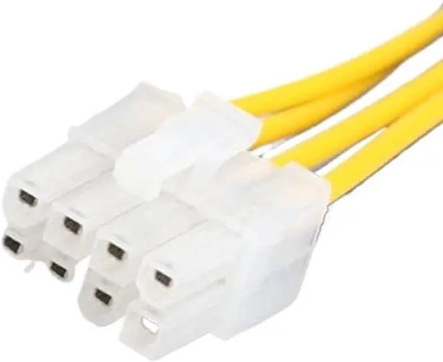 Alt view image 4 of 5 - 5PCS ATX 4 Pin Male to 8 Pin Female EPS Power Cable Adapter CPU Power Supply Connector