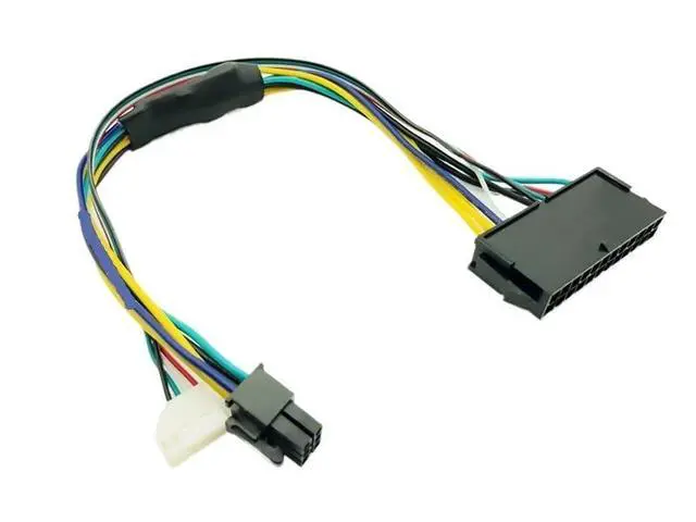 Alt view image 2 of 6 - ATX 24pin to Motherboard 2-Ports 6pin Adapter PSU Power Supply Cable Cord for Z220 Z230 SFF Mainboard Server Workstation 30cm