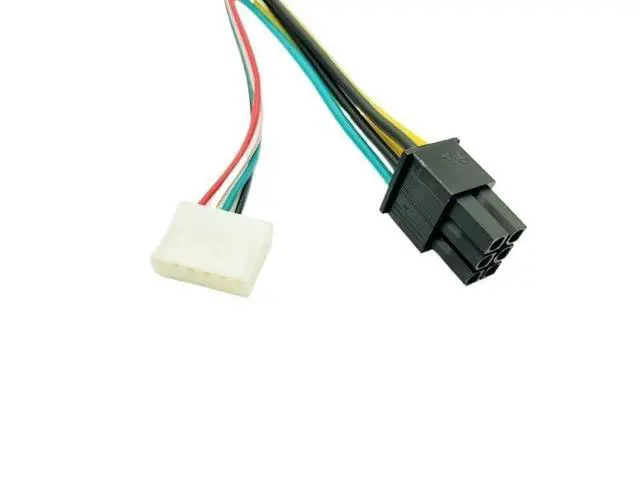 Alt view image 4 of 6 - ATX 24pin to Motherboard 2-Ports 6pin Adapter PSU Power Supply Cable Cord for Z220 Z230 SFF Mainboard Server Workstation 30cm