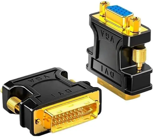 Alt view image 2 of 4 - 24+5 DVI-I Male to HDMI Female Adapter Video Converter HDTV LCD Moniator Adapter(DVI Male to VGA)