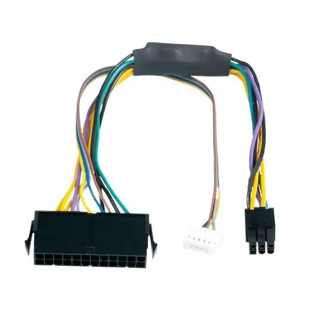 Alt view image 6 of 6 - 30CM Modular Power Supply Cable ATX 24Pin Female to 6Pin Male 6Pin Connector