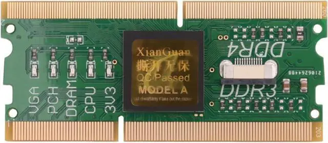 Alt view image 6 of 6 - Desktop Motherboard Memory Slot DDR3/DDR4 Diagnostic Analyzer Test Card for DDR3/4