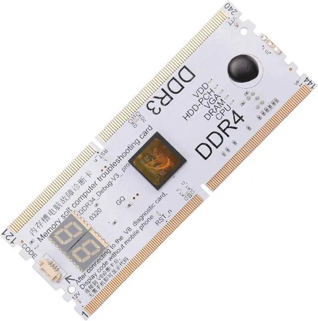 Alt view image 5 of 6 - Desktop Motherboard Memory Slot DDR3/DDR4 Diagnostic Analyzer Test Card for DDR3/4