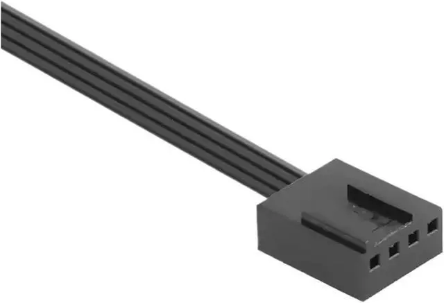 Alt view image 7 of 7 - 25cm Motherboard 4Pin Female to PWM Fan Male Power Extension Cable Adapter Splitter Extension Wire Cord Cooling Parts(6pcs)