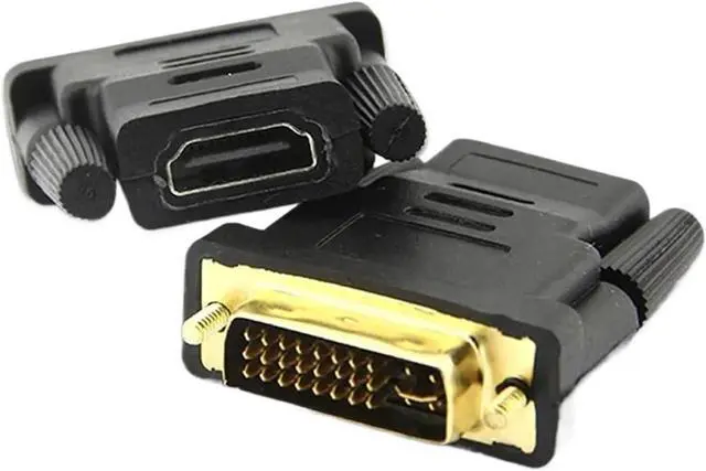 Main image of DVI 24+5 to Adapter Cables Plated Plug Male to Female HDMI-Compatible to DVI Cable Converter 1080P for HDTV Projector M>oni>tor