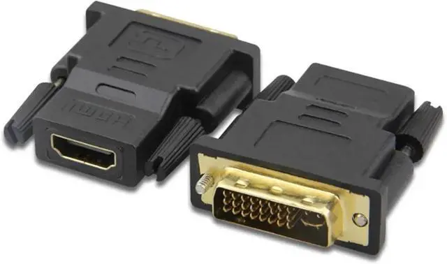 Alt view image 3 of 6 - DVI 24+5 to Adapter Cables Plated Plug Male to Female HDMI-Compatible to DVI Cable Converter 1080P for HDTV Projector M>oni>tor