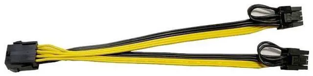 Alt view image 3 of 6 - CPU 8-pin to 8P-pin Power Converter Cable, Suitable for Graphics GPU Graphics Card PCIE PCI-E Distributor